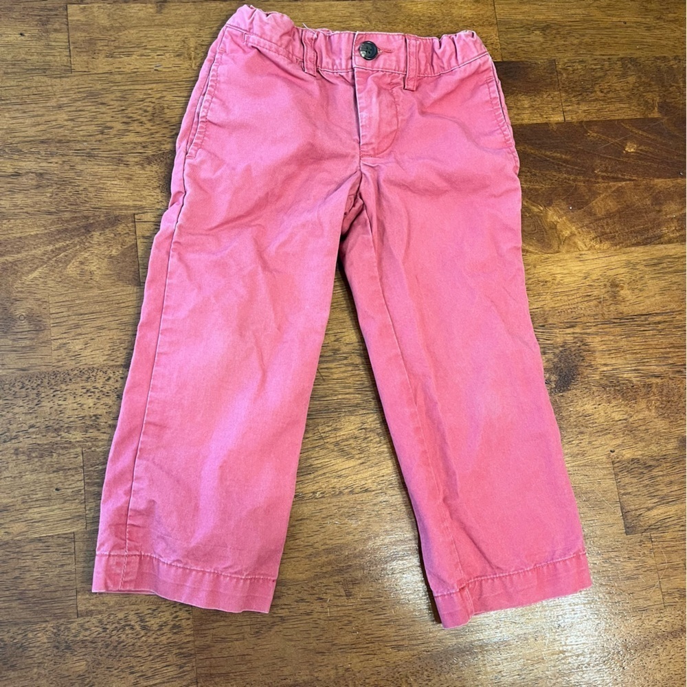 Boys mauve khakis polo Ralph Lauren size 2